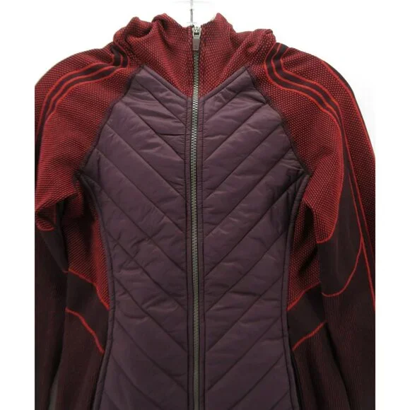 Sweaty Betty Jacket Medium PrimaLoft Quilted Seamless Running Hoodie - Picture 2 of 12